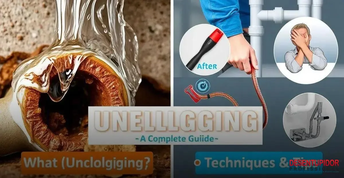 Desentupimento de tubulação Guia completo para fazer