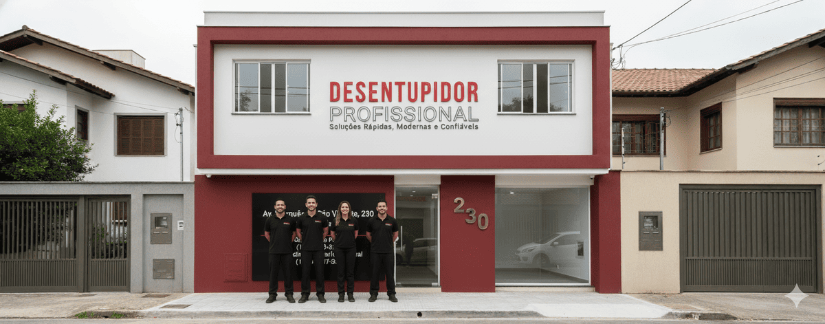 Fachada empresa Desentupidor Profissional