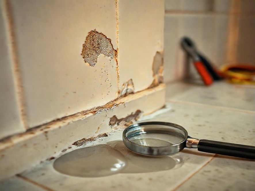 Como descobrir um vazamento de água antes que apareça infiltração