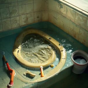 Como desentupir ralo de banheiro cheio de água?