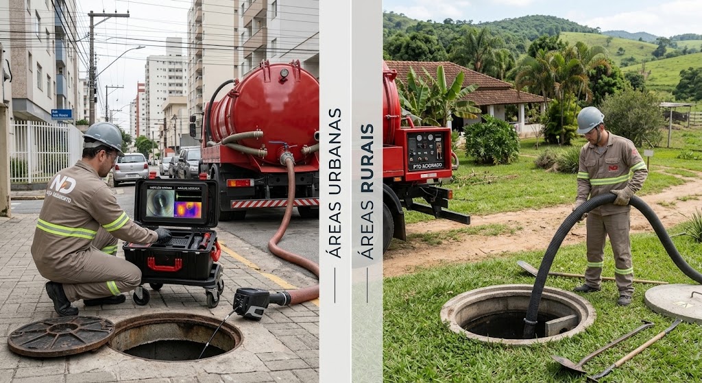 Limpeza de fossa em áreas urbanas e rurais tudo o que você precisa saber