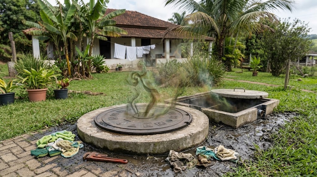 O impacto do mau cheiro da fossa no ambiente
